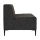 Lucca Two Seater Lounge Charcoal