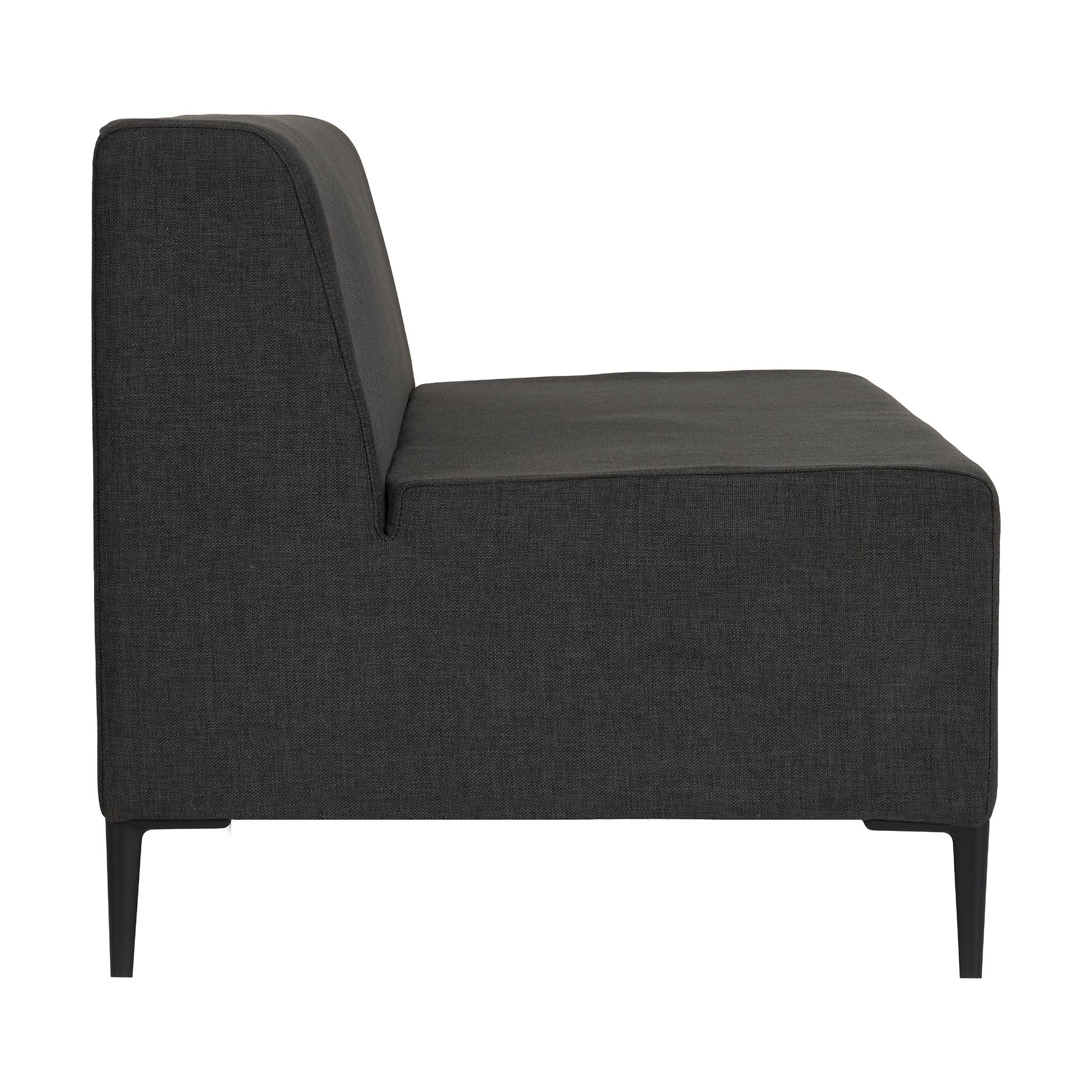 Lucca Two Seater Lounge Charcoal