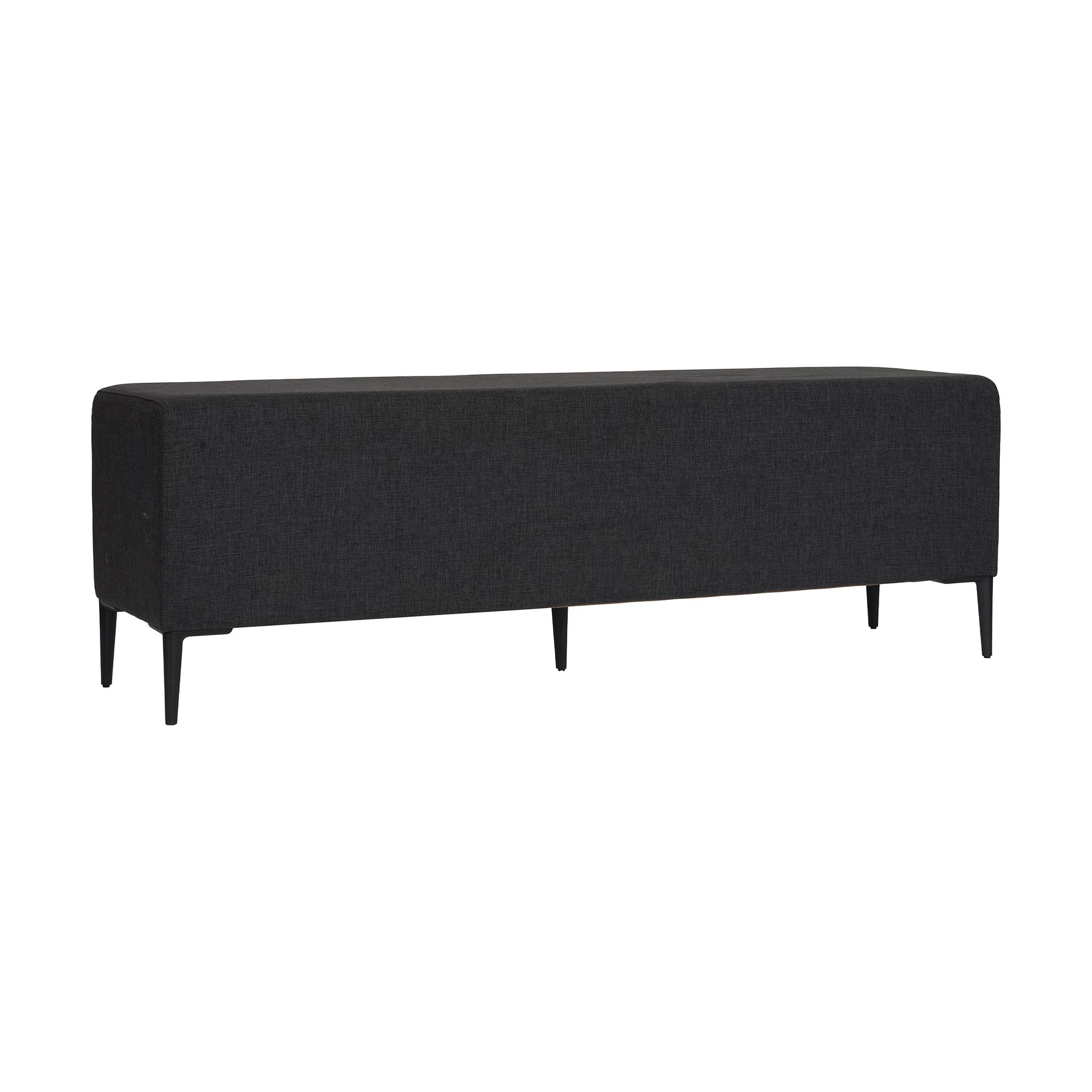 Lucca Bench Seat Charcoal