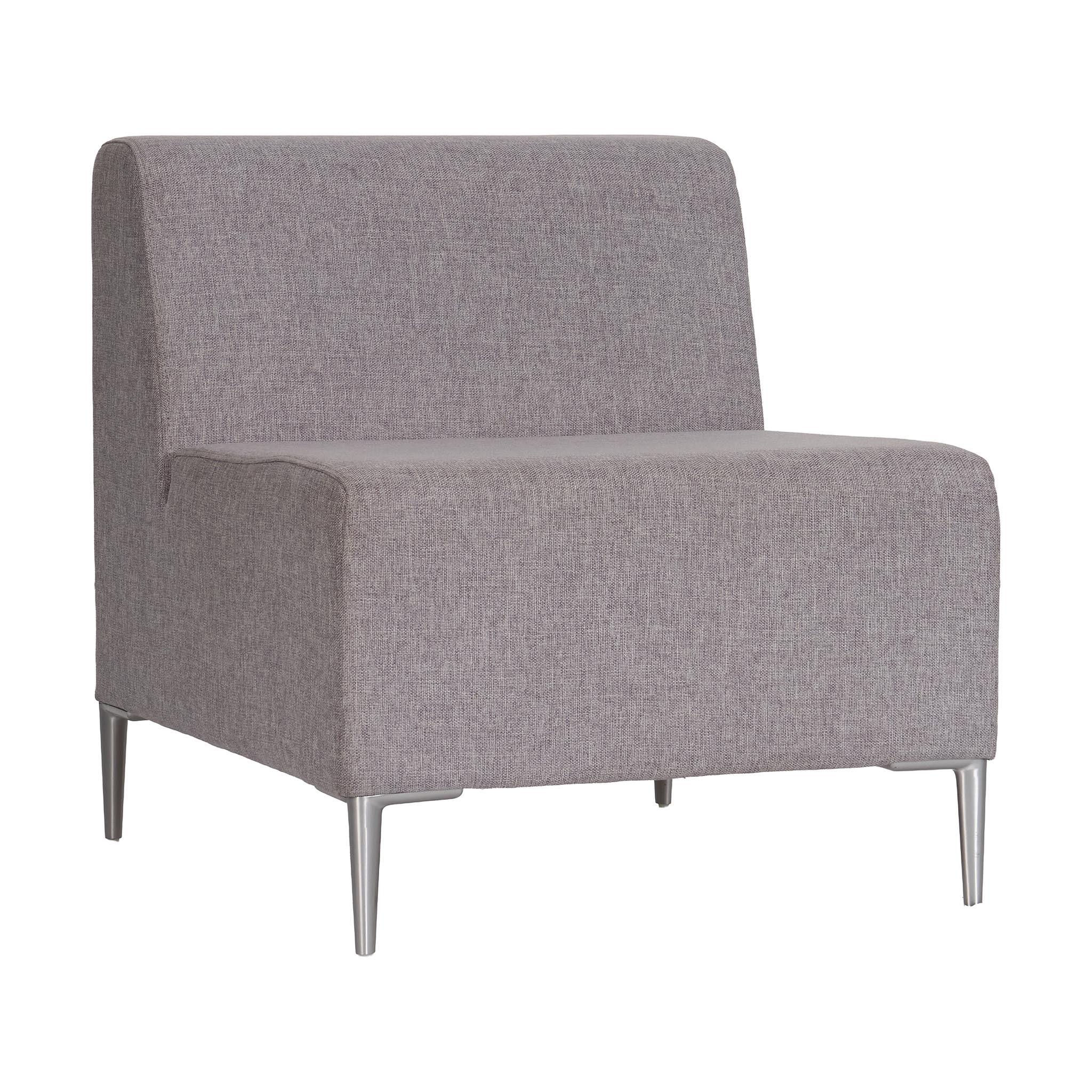 Lucca One Seater Lounge Light Grey