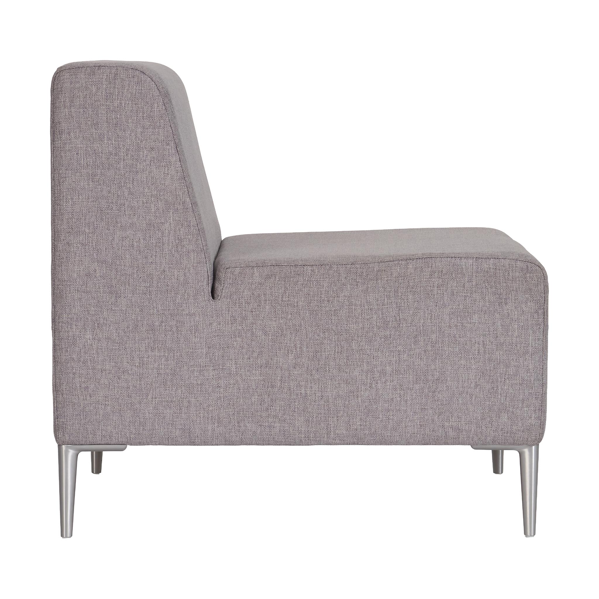 Lucca One Seater Lounge Light Grey