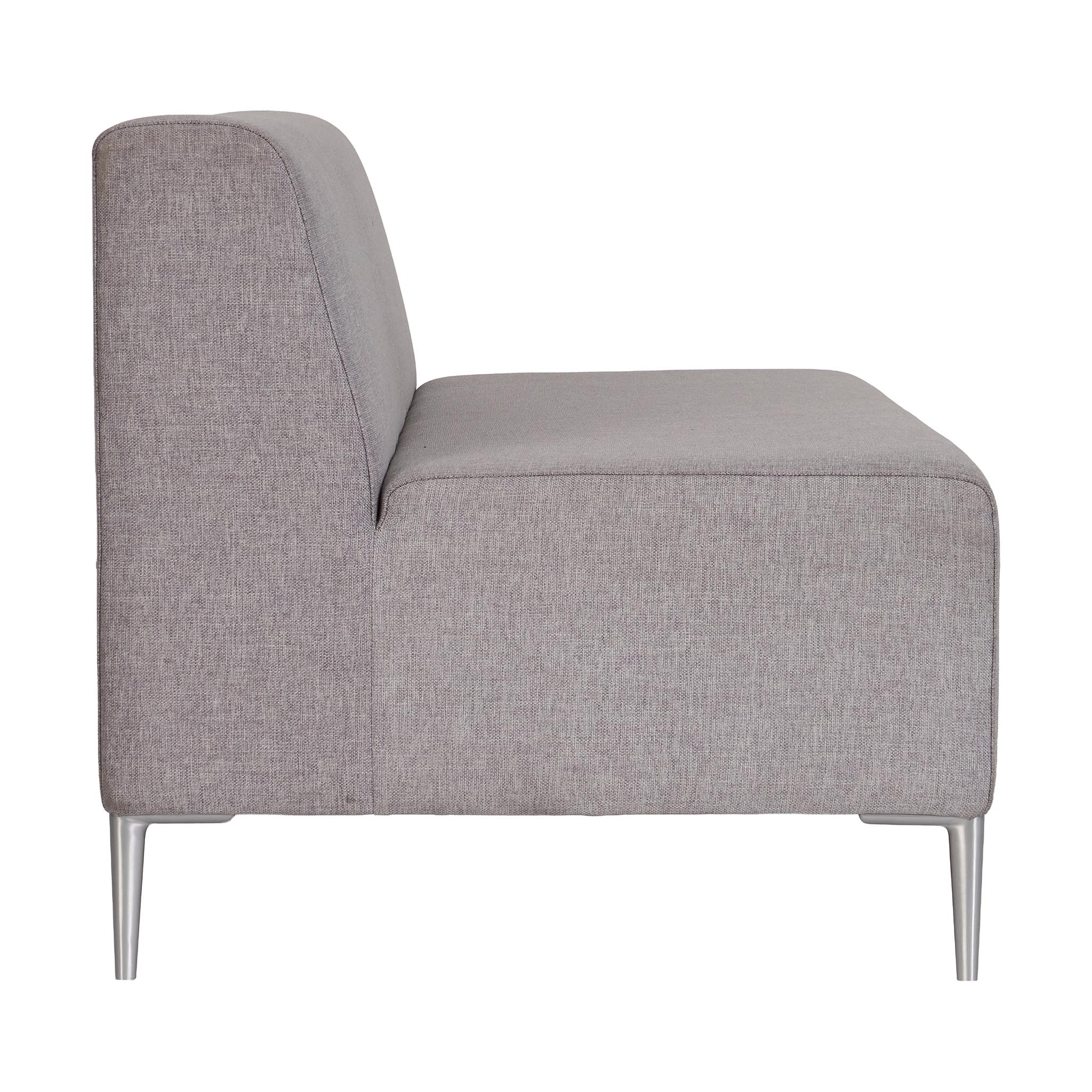 Lucca Two Seater Lounge Light Grey