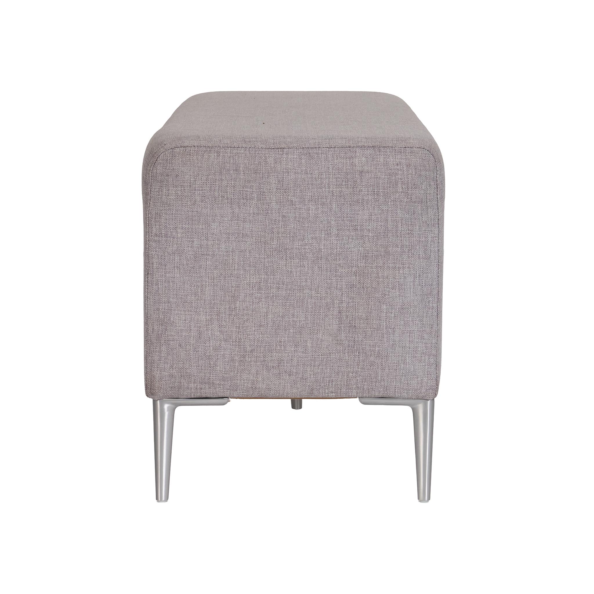 Lucca Bench Seat Light Grey