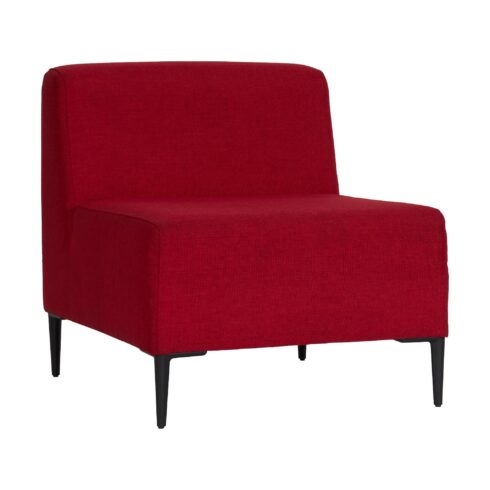 Lucca One Seater Lounge Red
