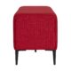 Lucca Bench Seat Red