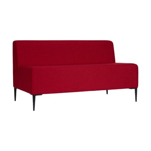 Lucca Two Seater Lounge Red