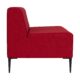 Lucca Two Seater Lounge Red