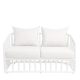 Tiffany Lounge Two Seater White