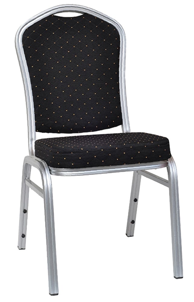 Banquet Chair Black and Yellow