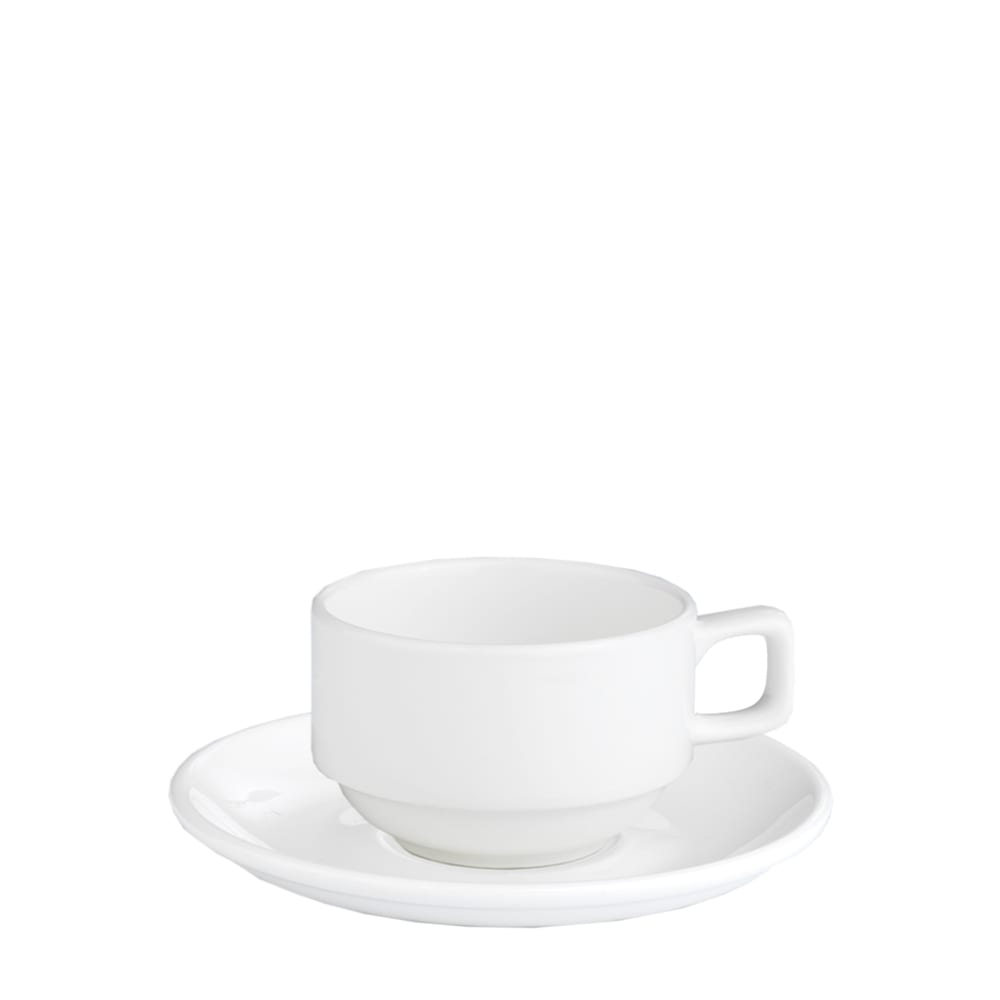 Bistro Tea Cup and Saucer
