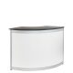 Curved Registration Counter Small White - Kit