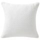 Simplicity White Textured Cushion