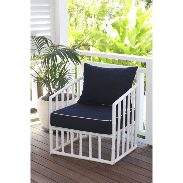 Tiffany Lounge One Seater Navy