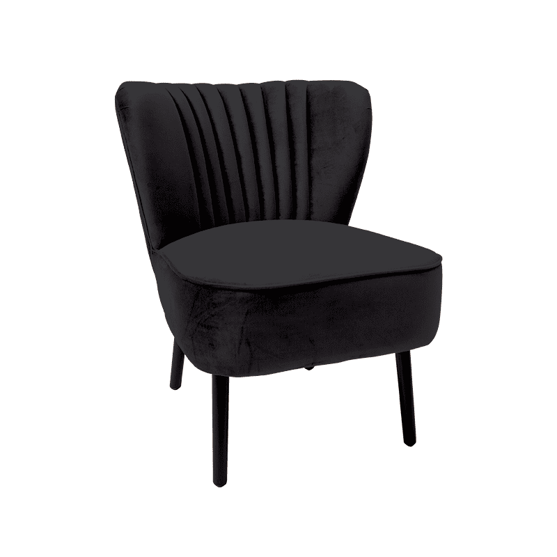 Mollie Lounge One Seater Black