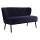 Mollie Lounge Two Seater Black