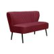 Mollie Lounge Two Seater Maroon