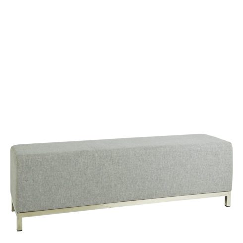 Lucca Bench Seat Light Grey