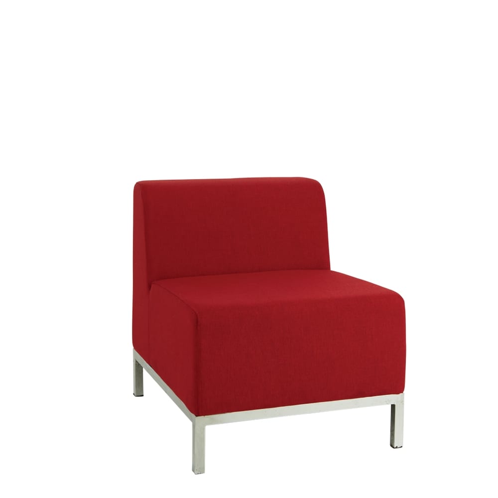 Lucca One Seater Lounge Red
