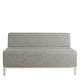 Lucca Two Seater Lounge Light Grey