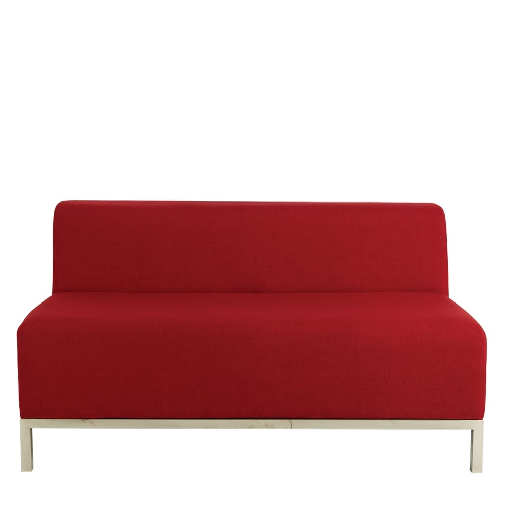 Lucca Two Seater Lounge Red