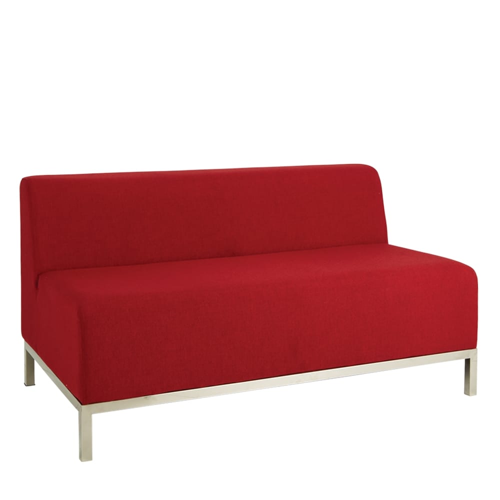Lucca Two Seater Lounge Red