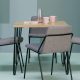 Hairpin Square Table Natural