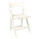 Folding Padded Chair White