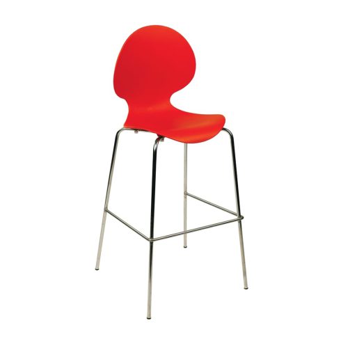 Poly Vogue Stool Red