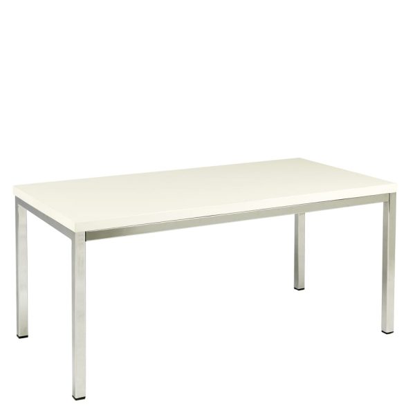 Oblong Coffee Table White - Moreton Hire