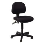 Black Typist Chair In Exhibtion
