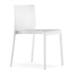 stckable white chair for hire