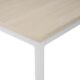 Table with square leg and whitewash top