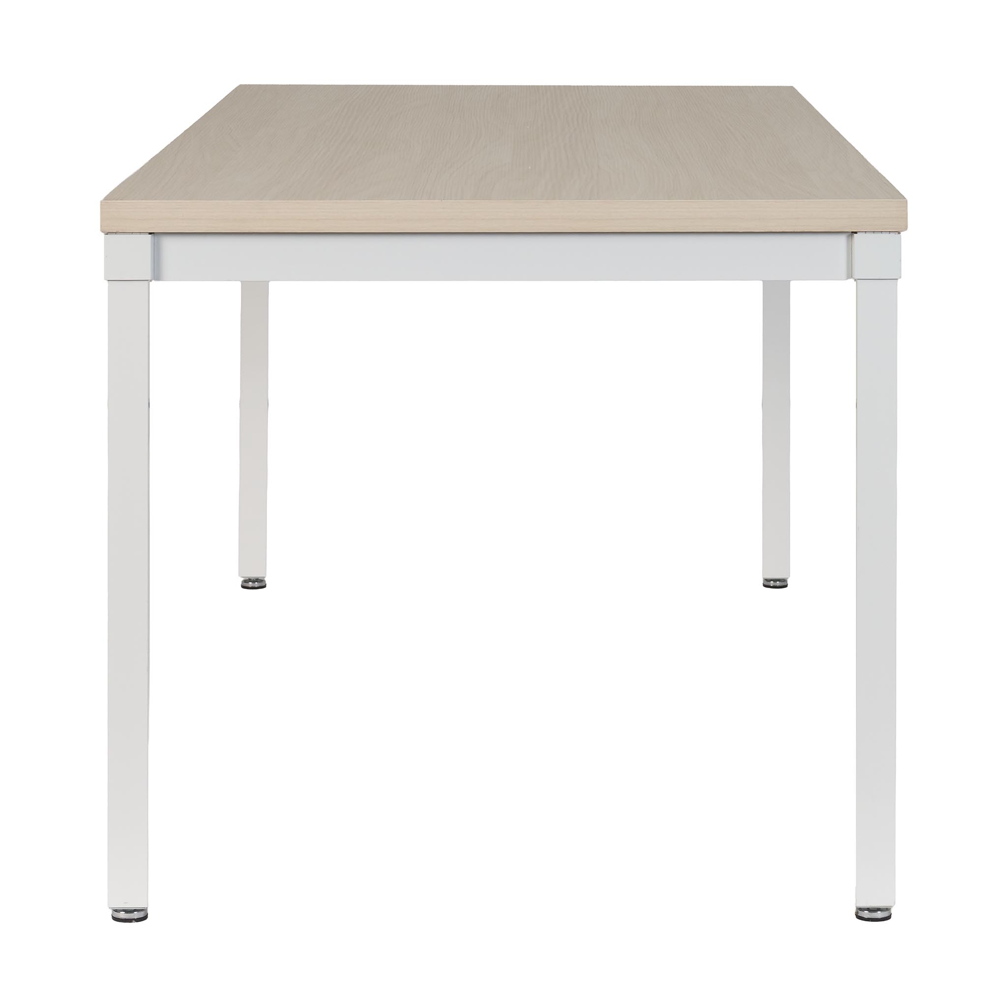 Table with square leg and whitewash top