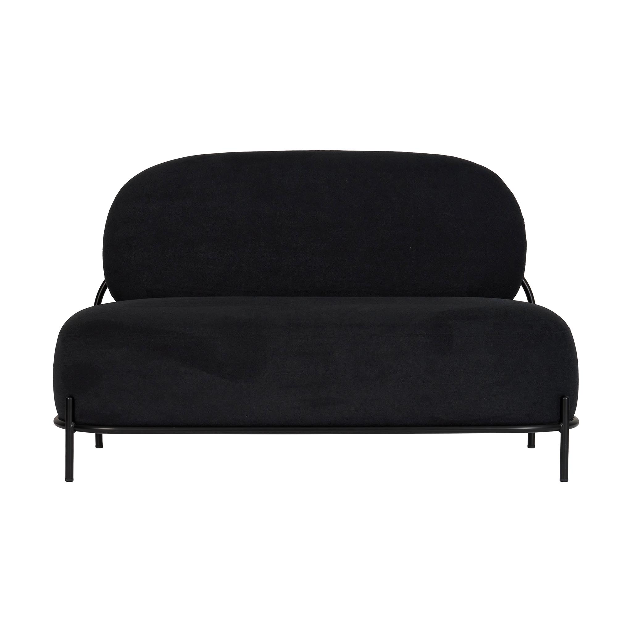 Temp Two Seater Lounge Black
