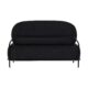 Temp Two Seater Lounge Black