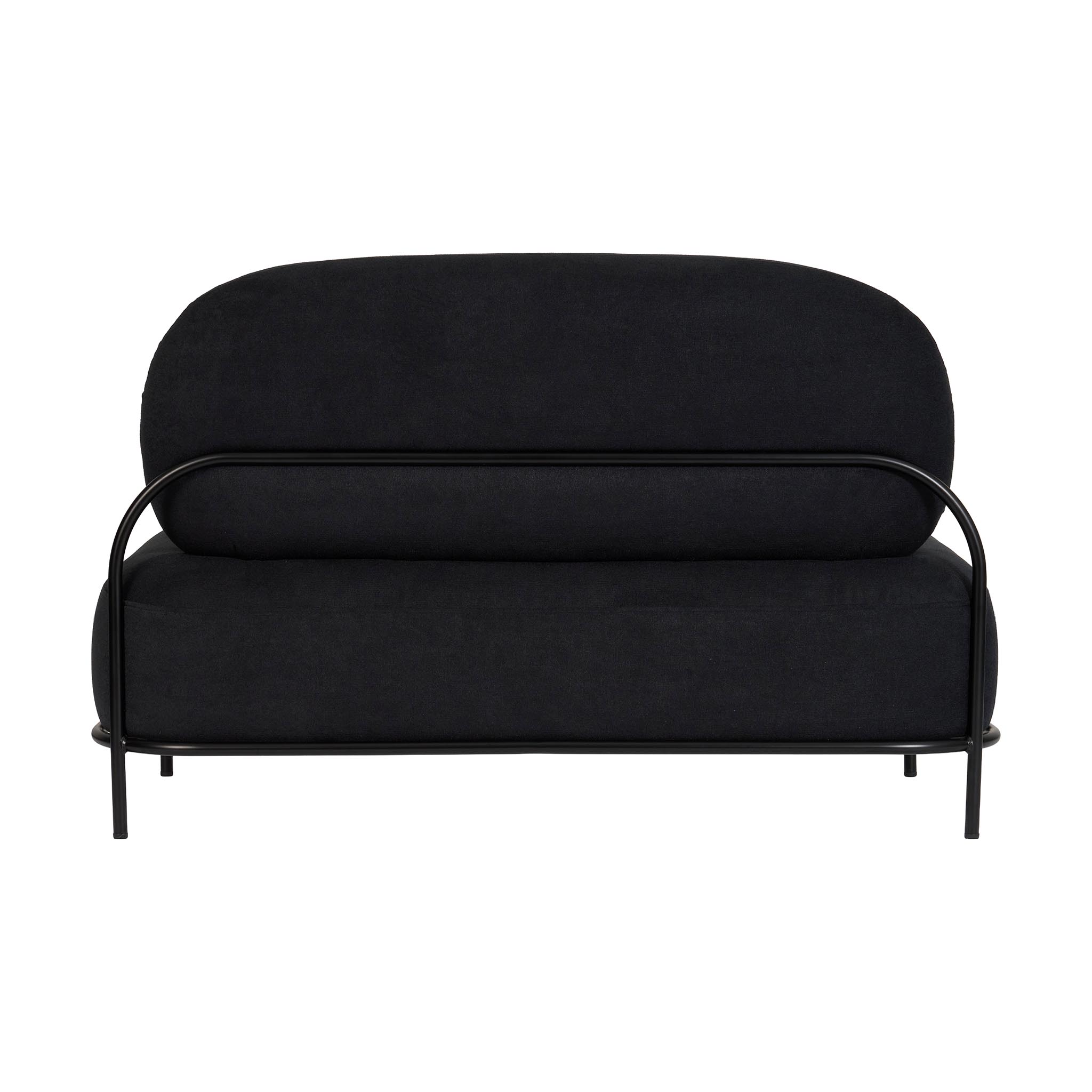 Temp Two Seater Lounge Black