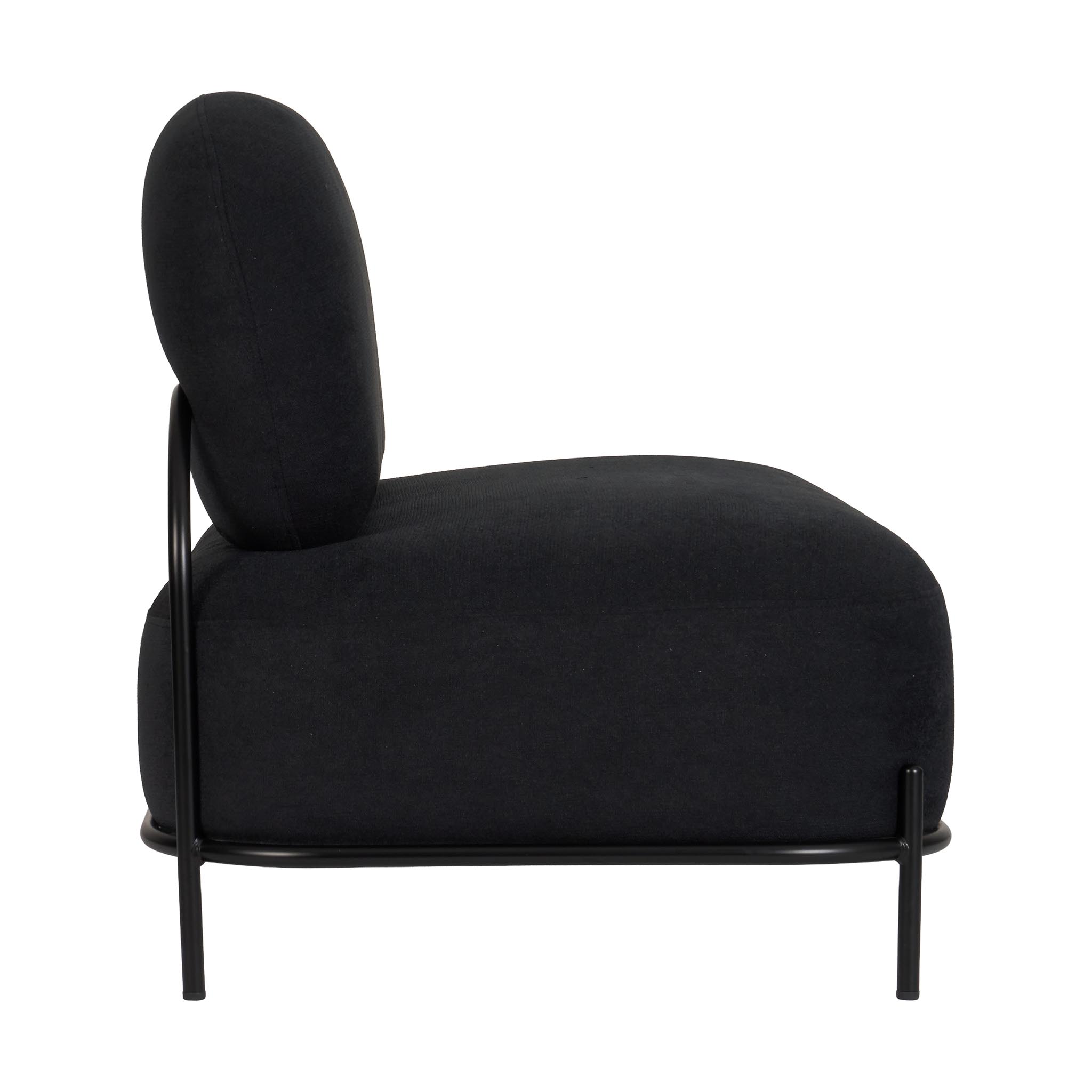 Temp Two Seater Lounge Black