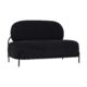 Temp Two Seater Lounge Black