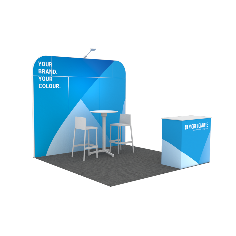 Curve Exhibition Stand | 3m x 3m