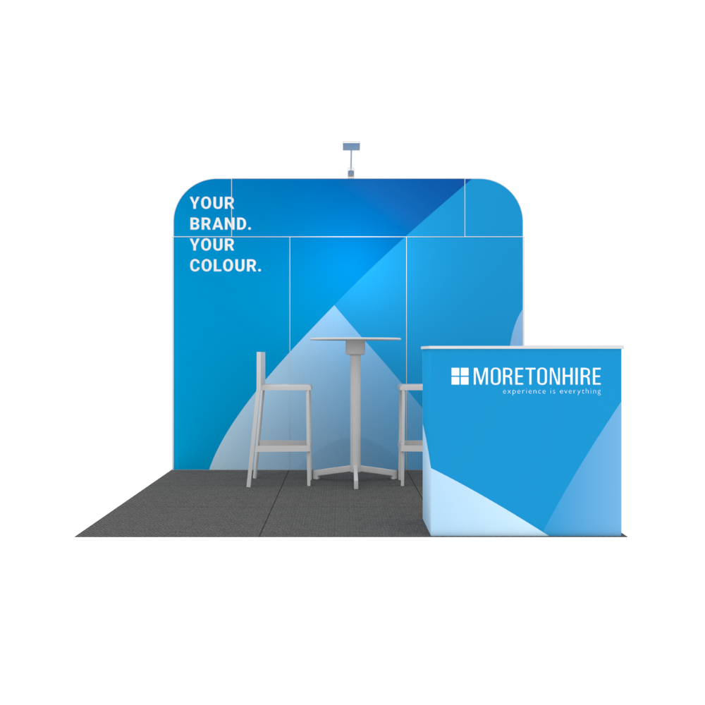 Curve Exhibition Stand | 3m x 3m