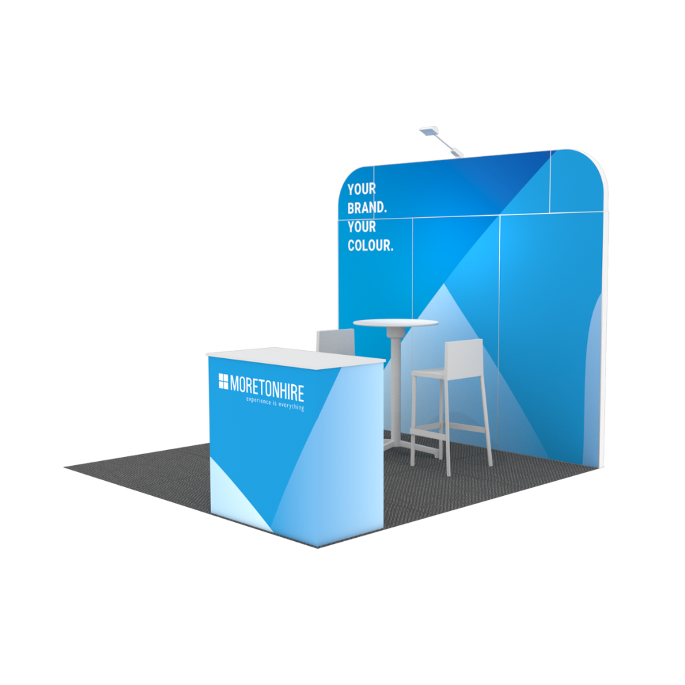 Curve Exhibition Stand | 3m x 3m