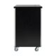 Quattro Counter Cupboard Black
