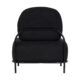 Temp One Seater Lounge Black