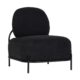 Temp One Seater Lounge Black