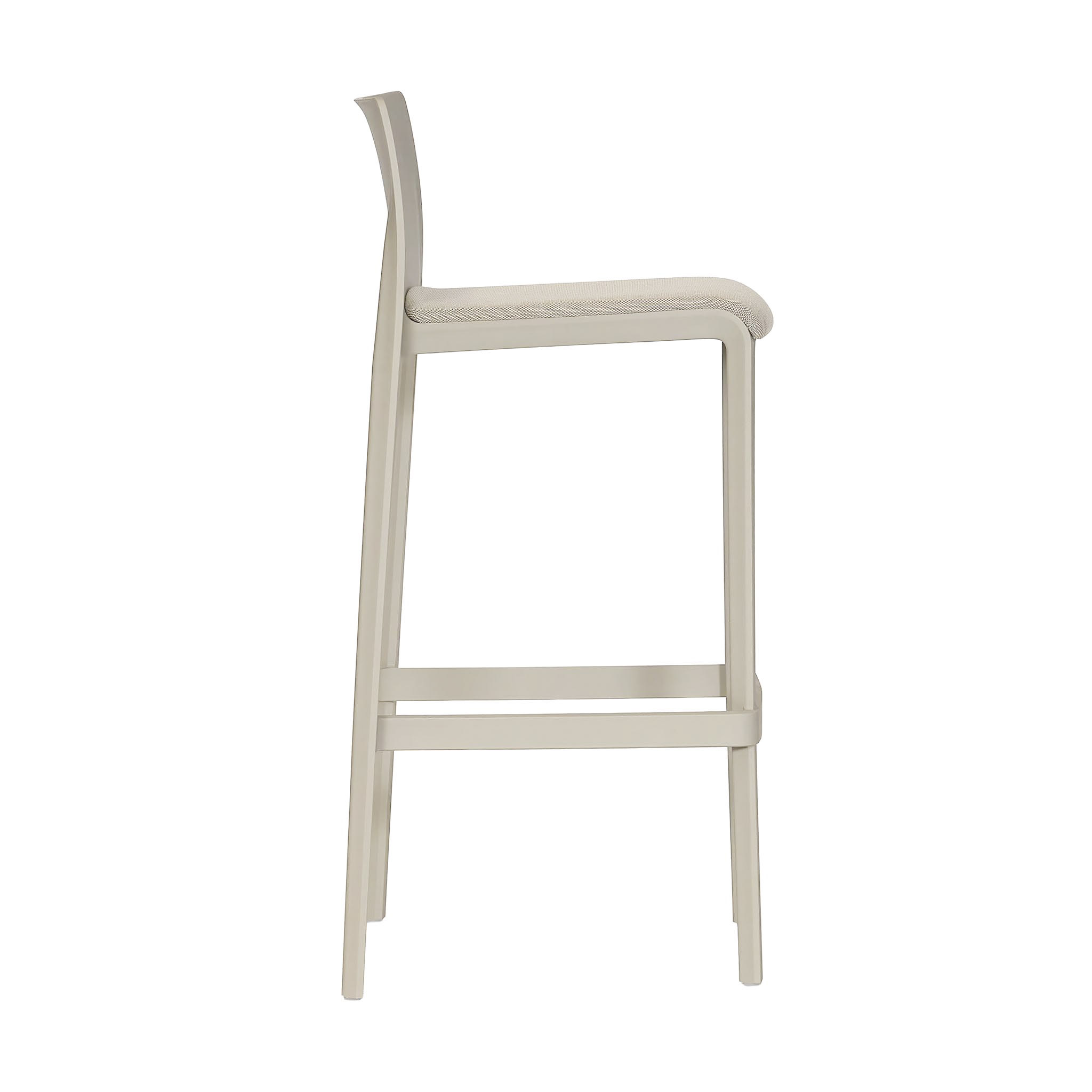 Volt Upholstered Stool Beige