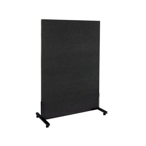 Vertical Display Panel on Castors: Black