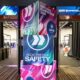 Custom Printed Stacked Signage Cubes