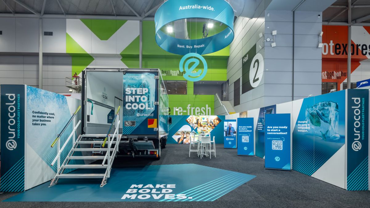 Exhibitor branding and signage