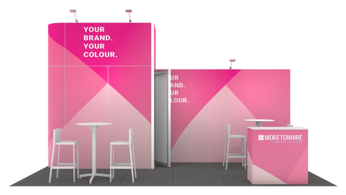 Launch Exhibition Stand 6m x 3m