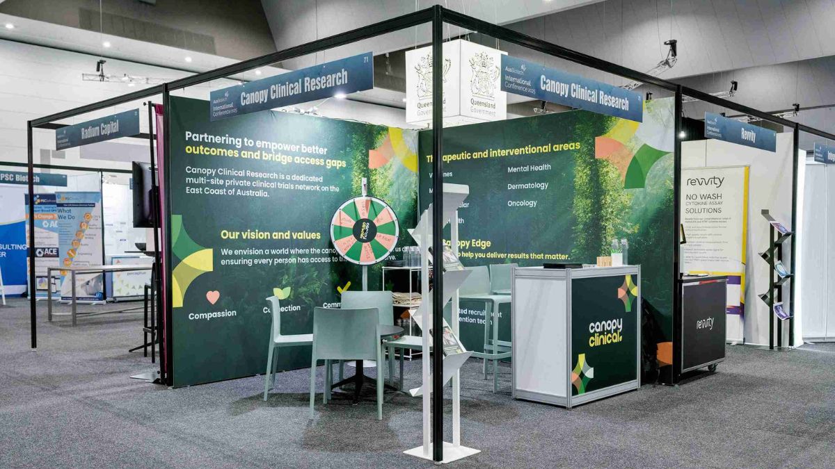 Exhibition stand builds and floor plans